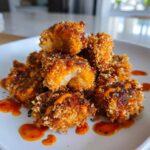 Homemade Crispy Bang Bang Salmon Bites