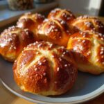 Homemade Pretzel Hot Dog Buns