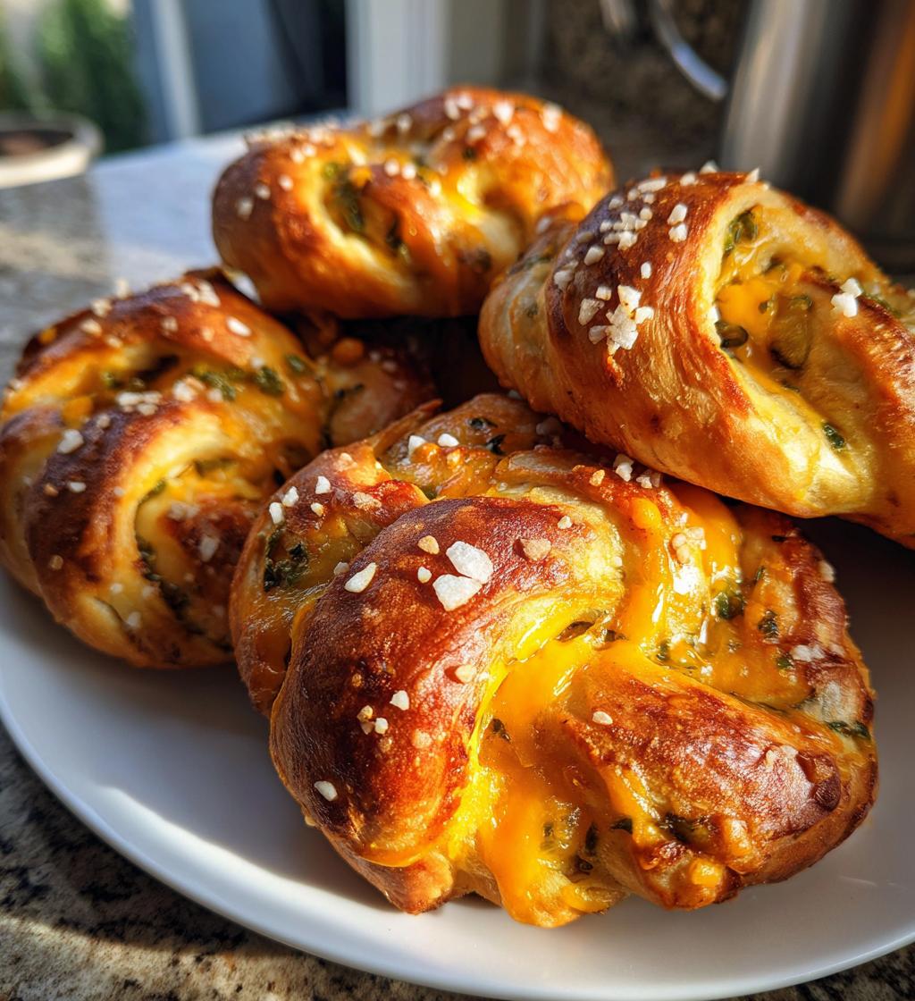 Jalapeno Cheddar Pretzel Twists - detail 1