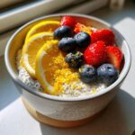 Lemon Cream Chia Pudding with Oat Milk
