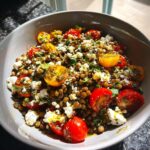 Lemon Pesto Lentil Salad