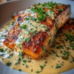 Marry Me Salmon with Garlic Cream Sauce