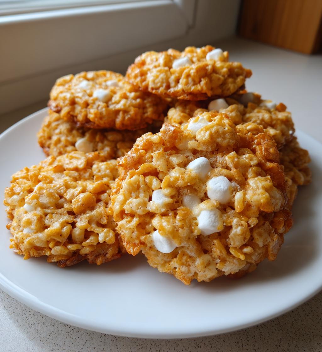 Marshmallow Crispy Cookies - detail 1