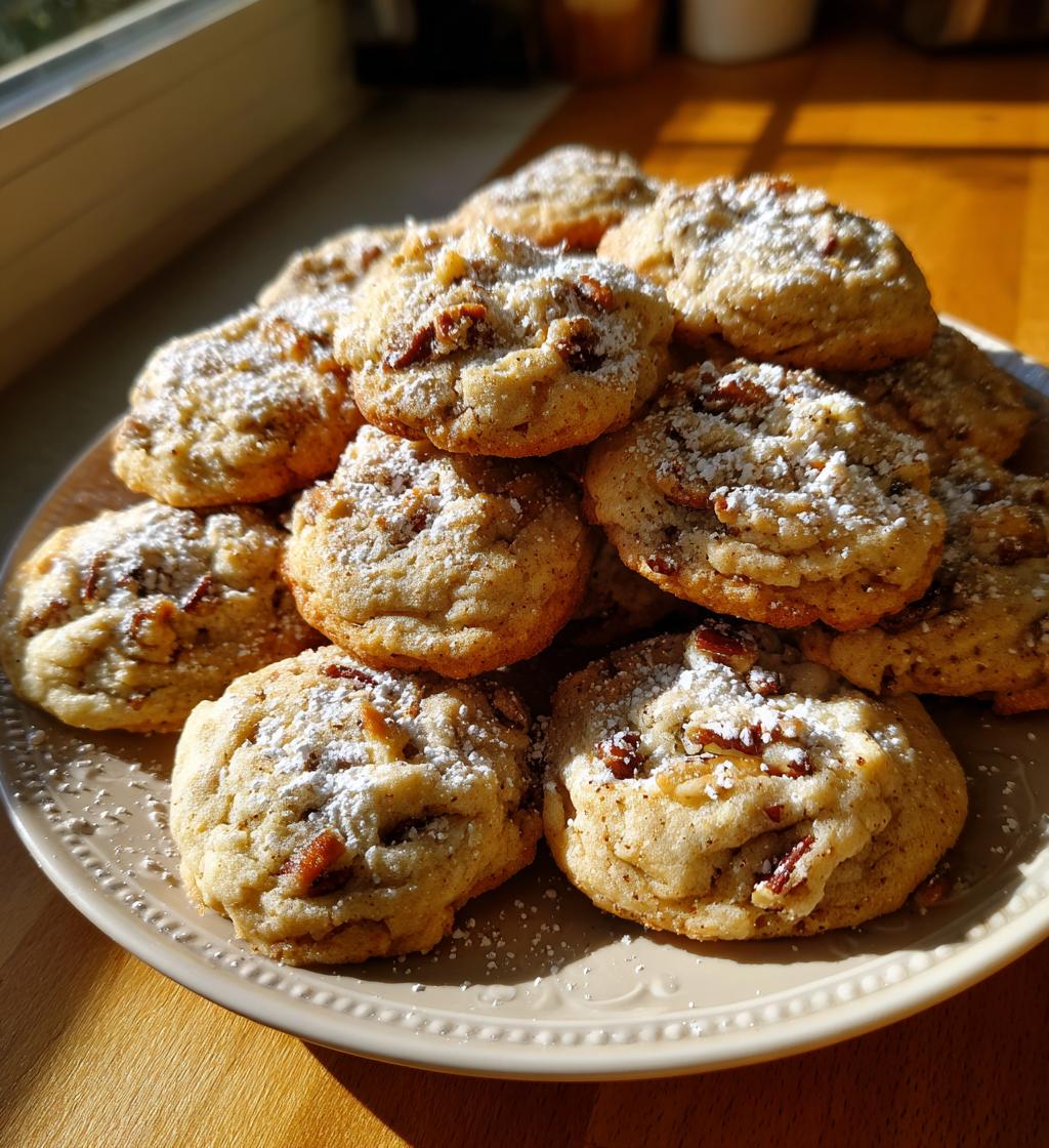 Melt-In-Your-Mouth Pecan Cookies - detail 1