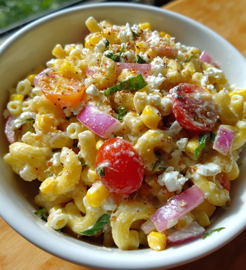 Mexican Street Corn Pasta Salad - detail 1