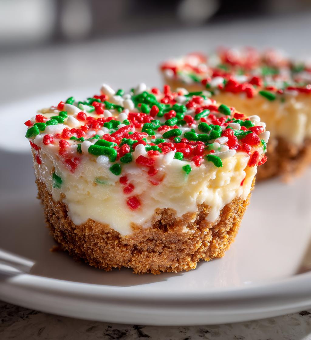 Mini Christmas Cheesecakes - detail 1