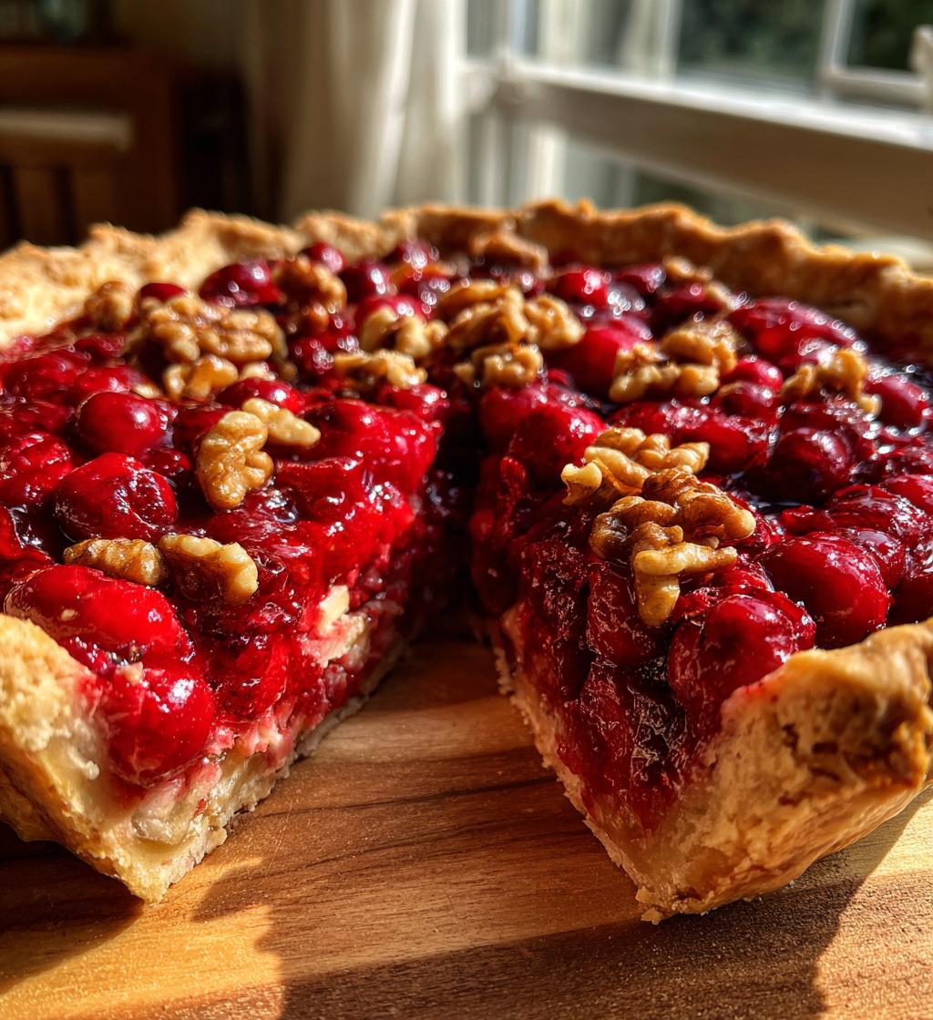 Nantucket Holiday Cranberry Pie - detail 1
