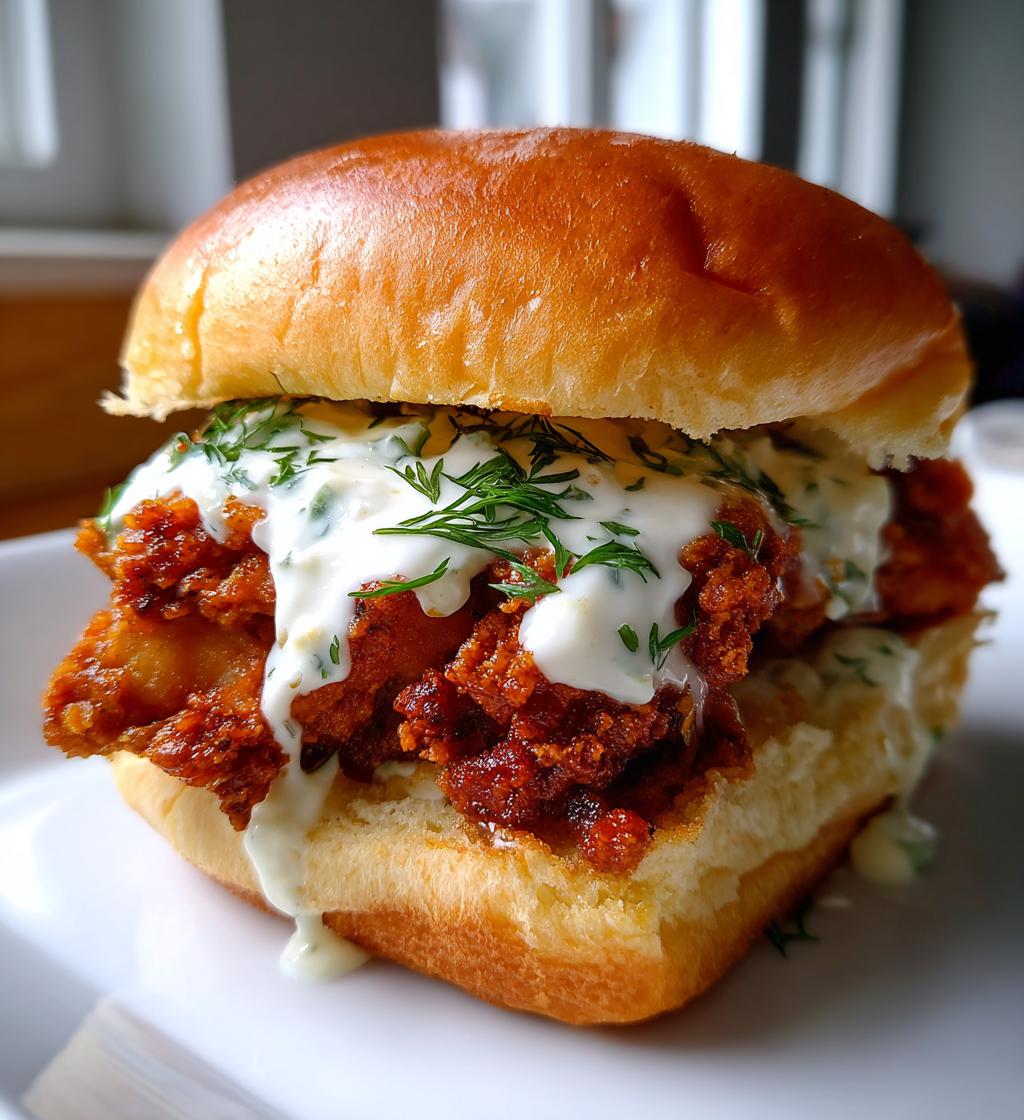 Nashville Hot Chicken Sliders with Dill Pickle Aioli - detail 1