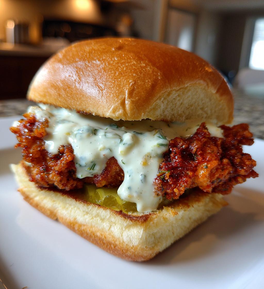 Nashville Hot Chicken Sliders with Dill Pickle Aioli