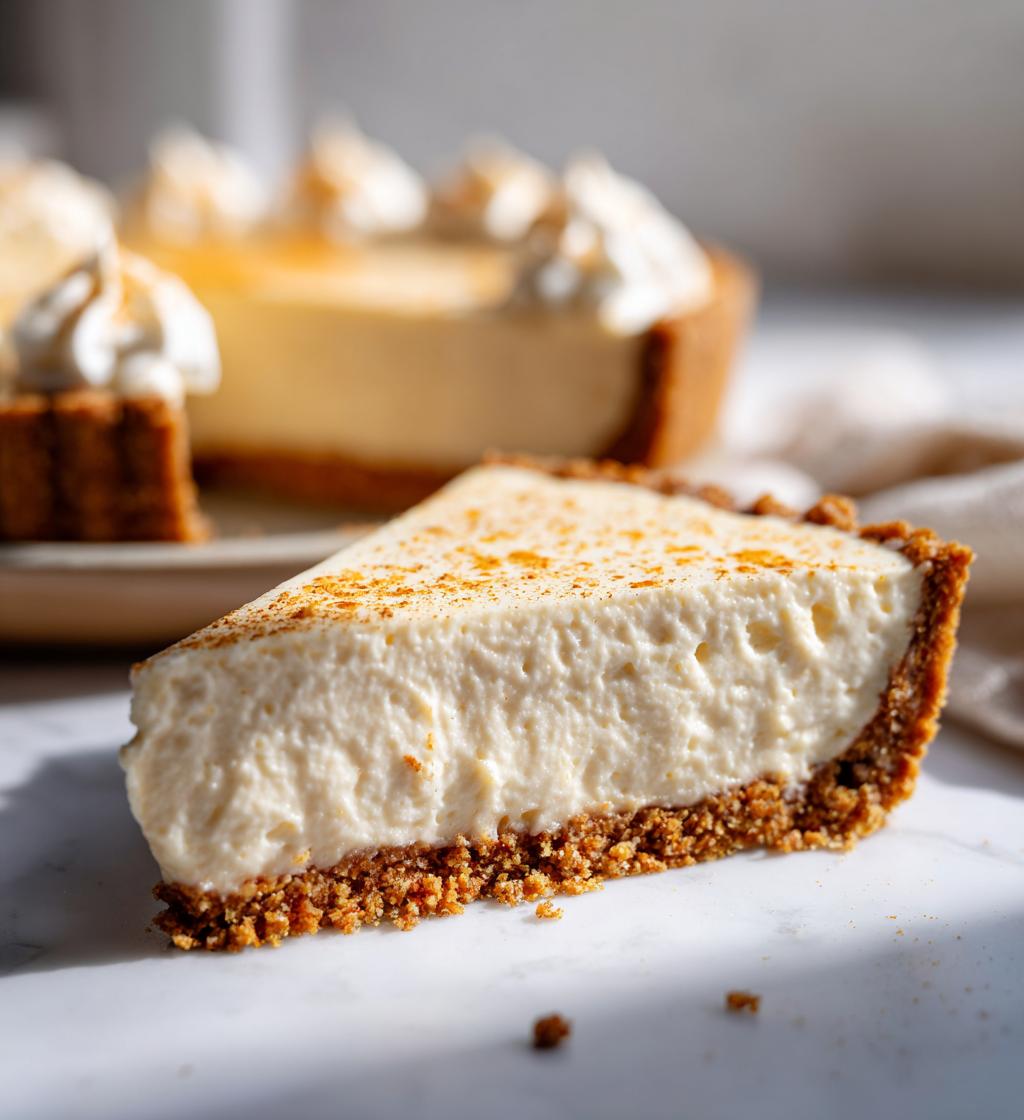 No Bake Eggnog Pie - detail 1