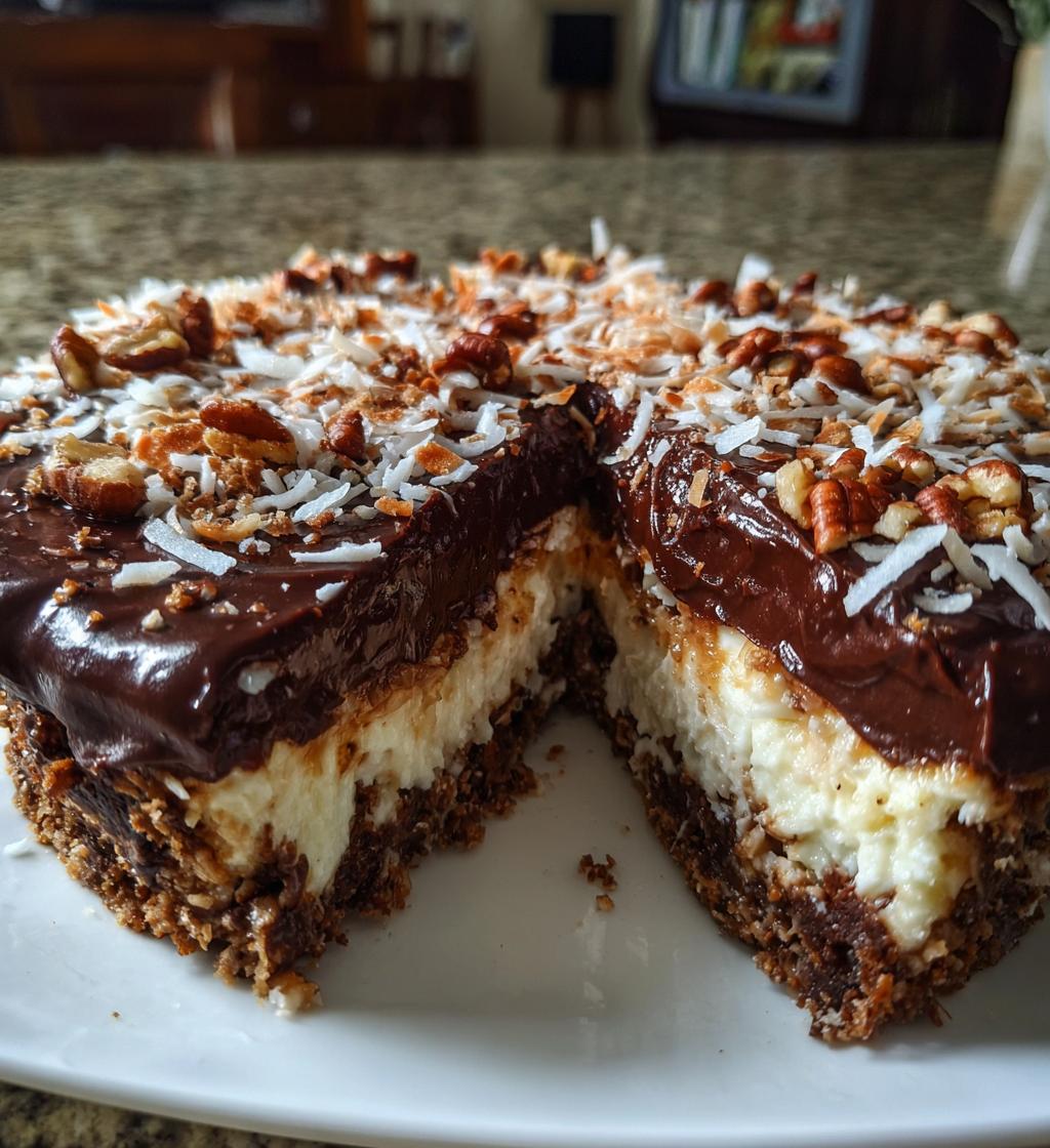 No-Bake German Chocolate Pie - detail 1