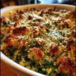 Parmesan Crusted Spinach Dip