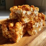 Peanut Butter Cornflake Marshmallow Bars