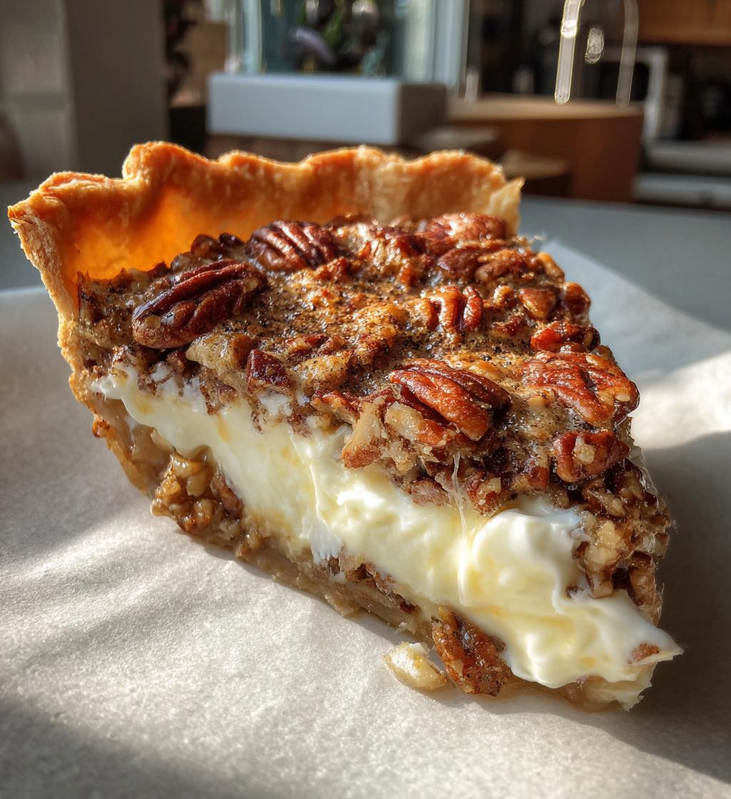 Pecan Cream Pie with Toasted Pecans - detail 1