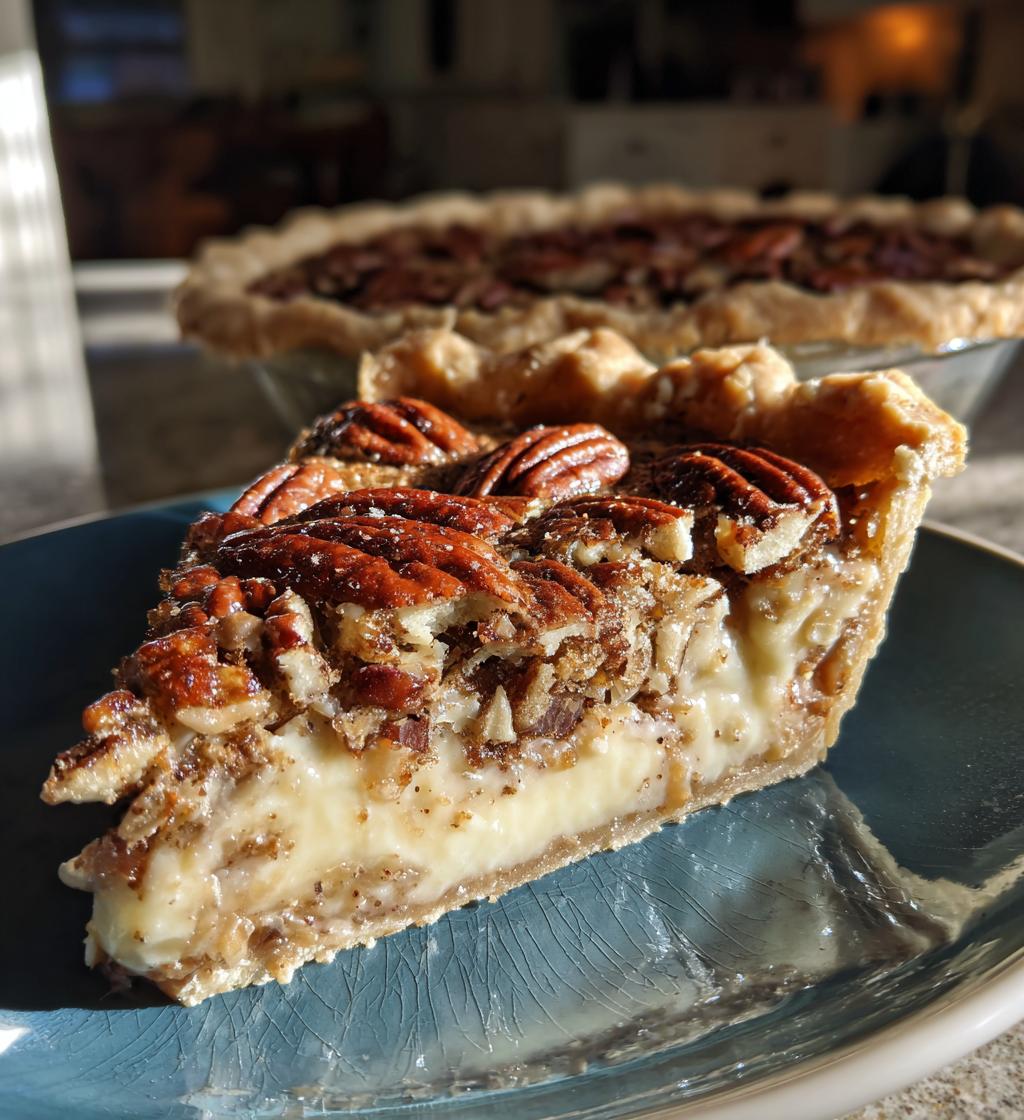 Pecan Cream Pie with Toasted Pecans