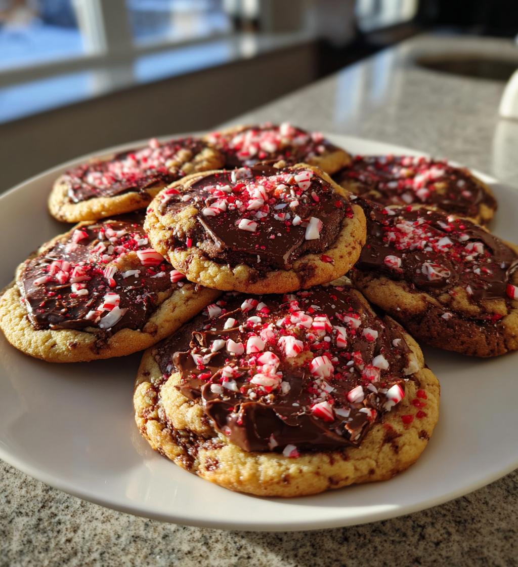 Peppermint Bark Cookies