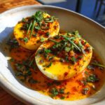 Perfect Jammy Eggs with Spicy Chili Butter