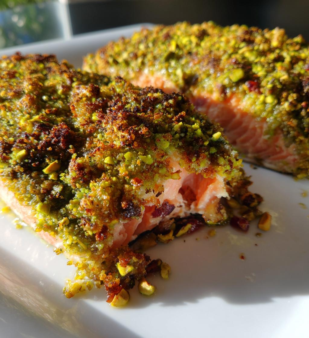 Pistachio Crusted Salmon - detail 1