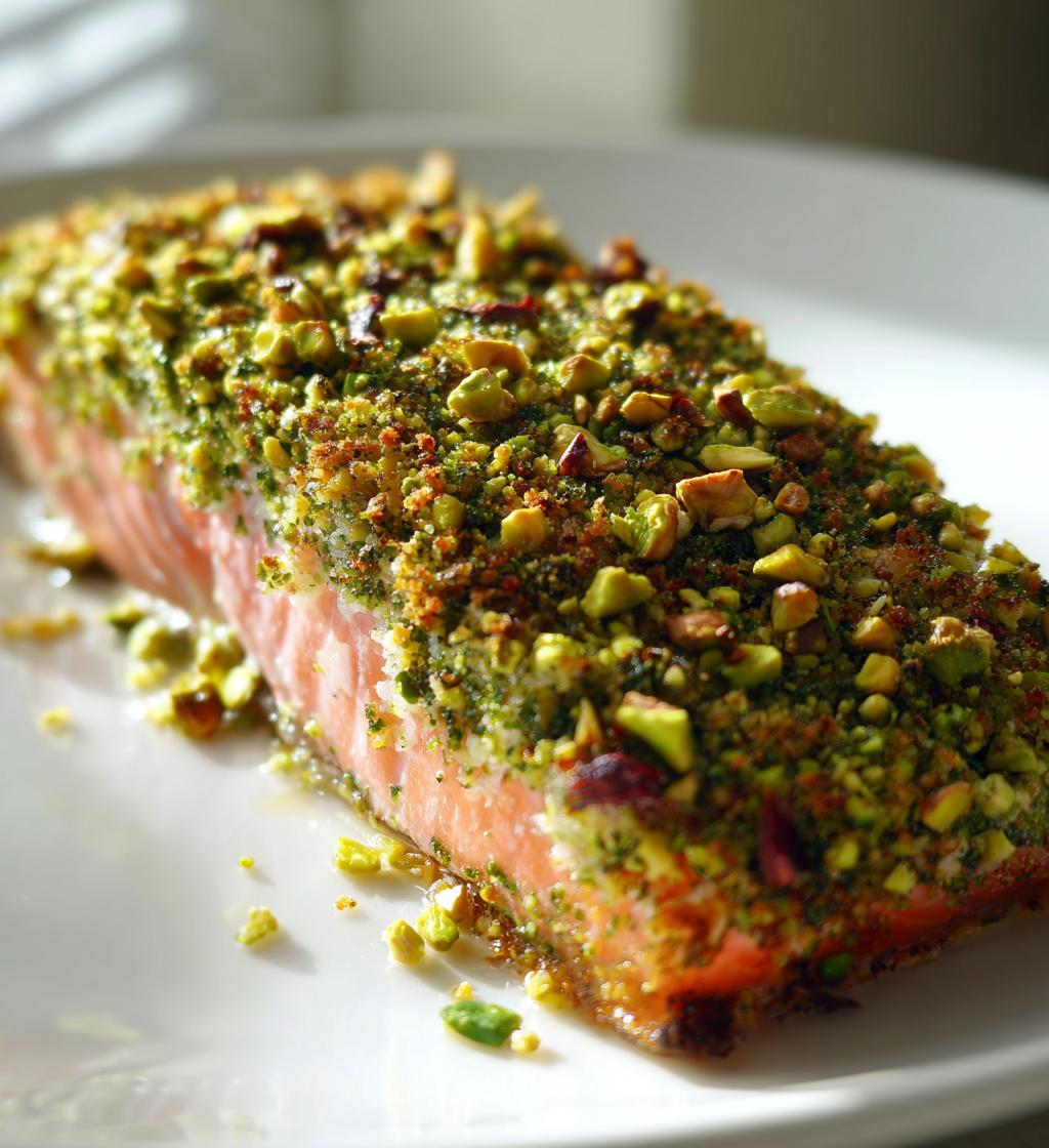 Pistachio Crusted Salmon