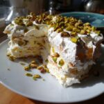 Pistachio Dacquoise Cake