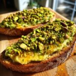 Pistachio Honey Avocado Toast