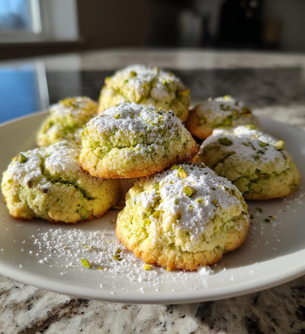 Pistachio Wedding Cookies - detail 1