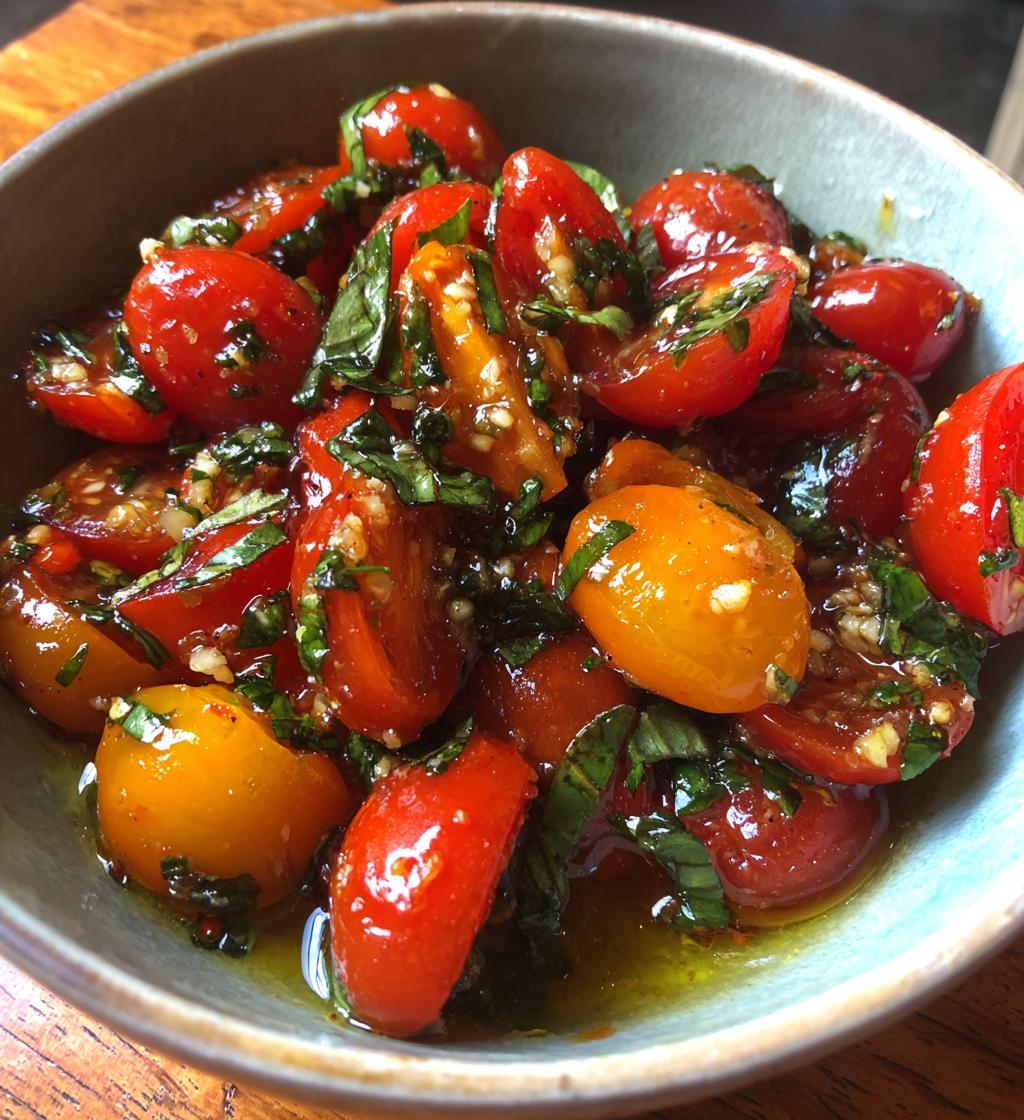 Rachel’s Favorite Marinated Tomatoes