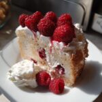 Raspberry Angel Food Cake