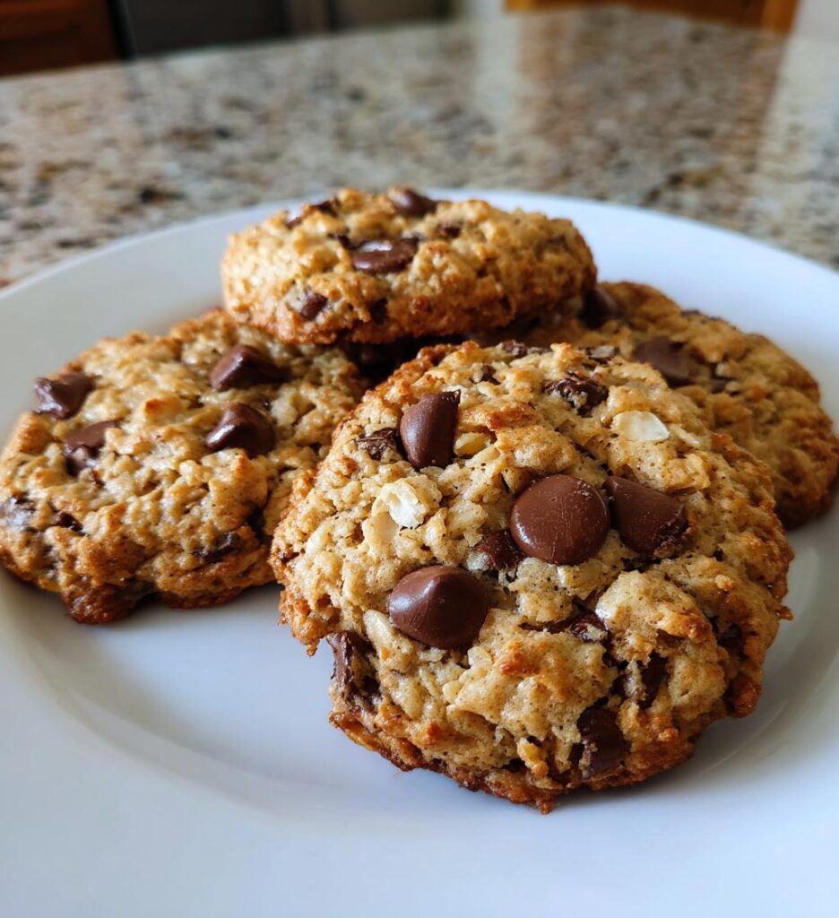 Rice Krispie Cookies with Chocolate Chips