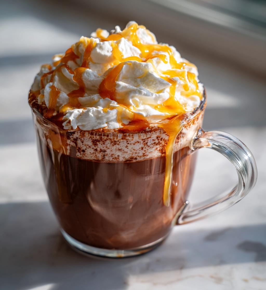 Slow Cooker Caramel Hot Chocolate