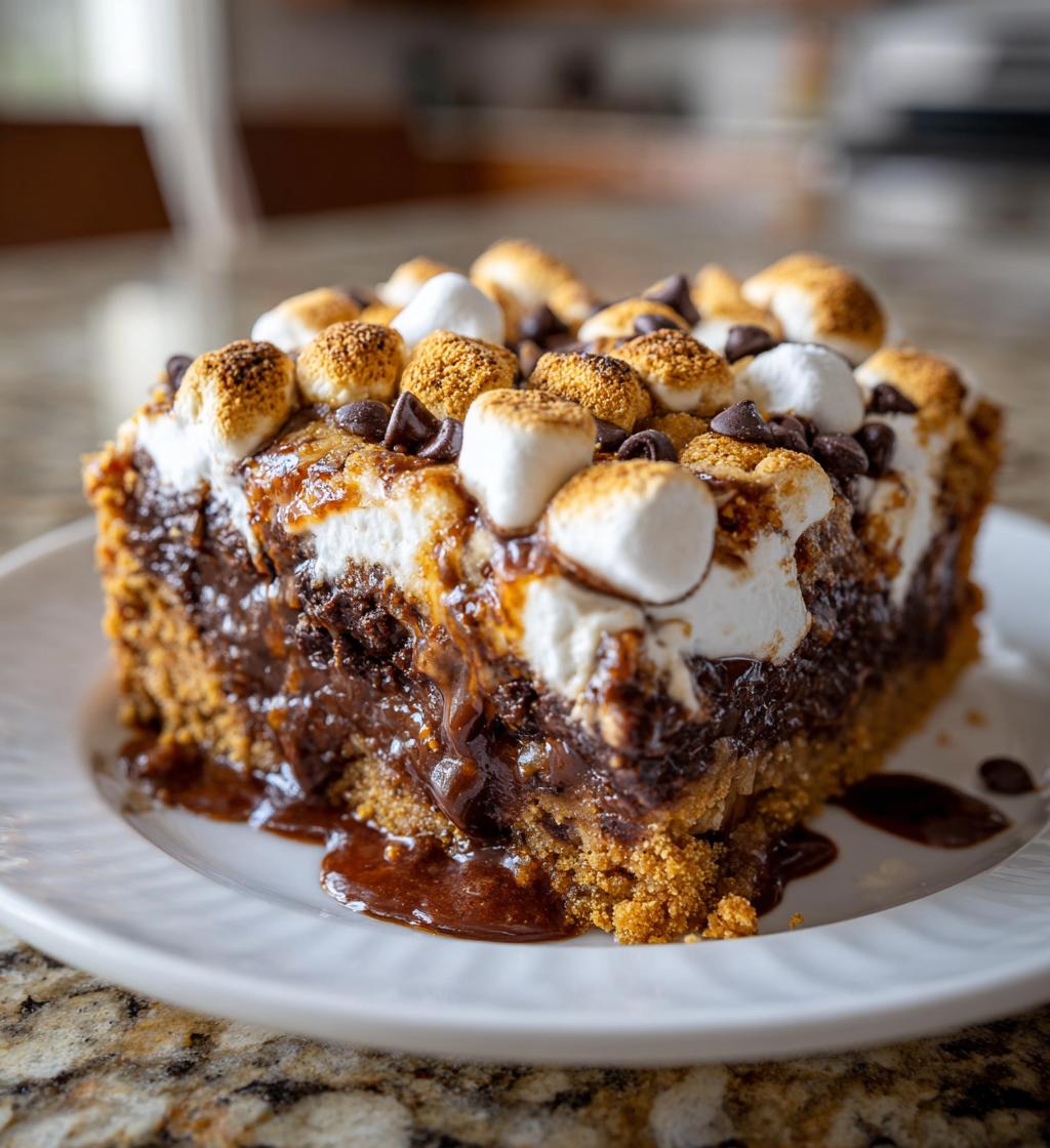 S'mores Cobbler - detail 1