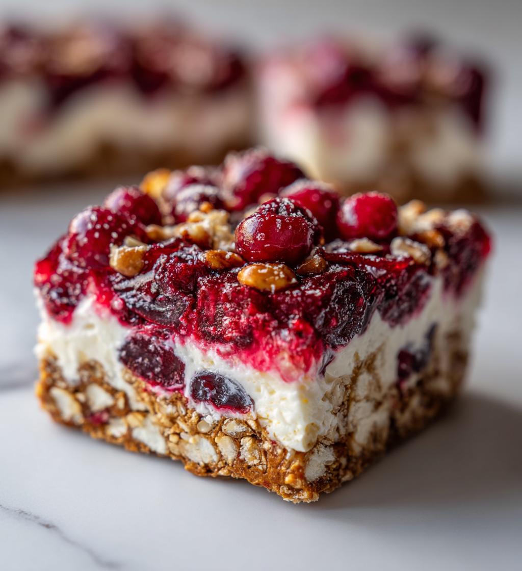 Sweet and Salty Cranberry Pretzel Salad