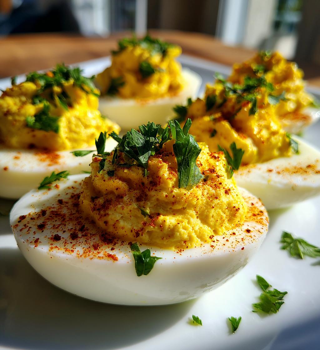 Thanksgiving Deviled Eggs - detail 1