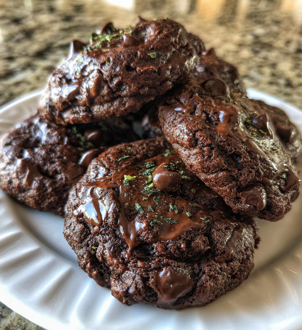 The Best Chocolate Mint Cookies - detail 1
