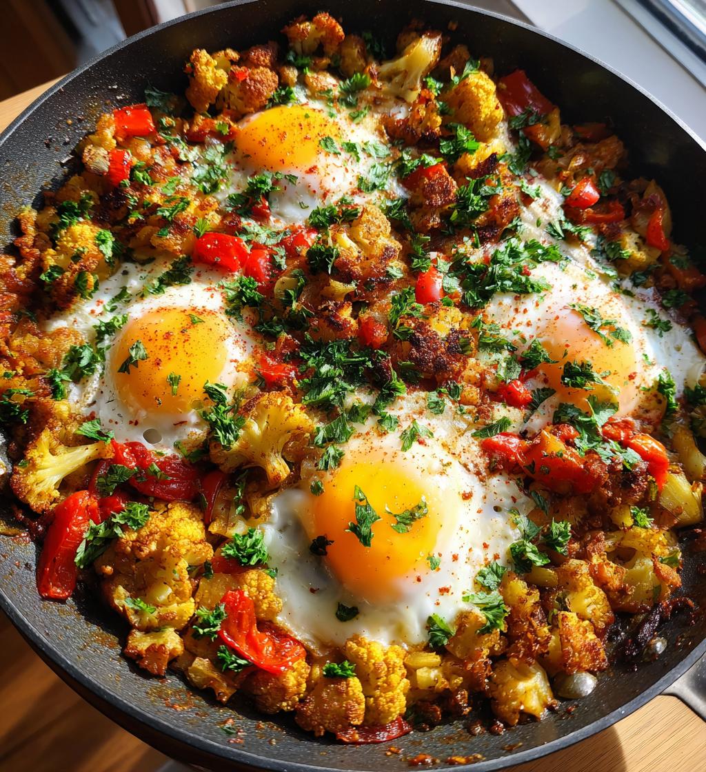 Turkish Cauliflower Breakfast Hash - detail 1