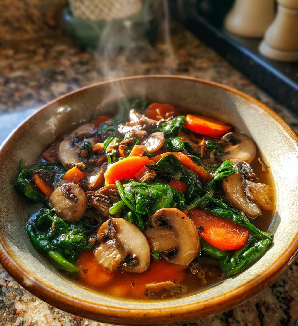 Vegan mushroom stew