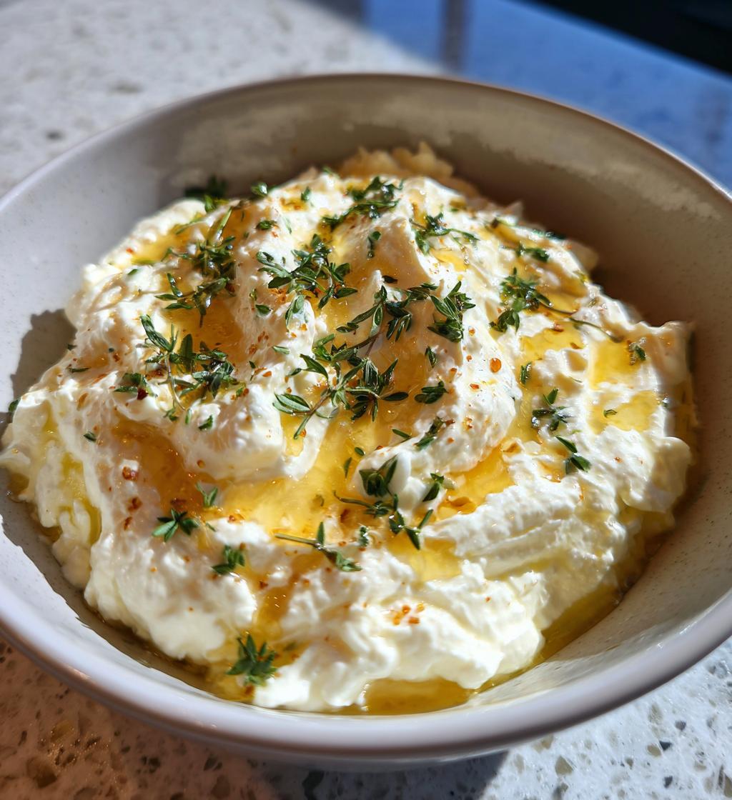 Whipped Feta with Hot Honey