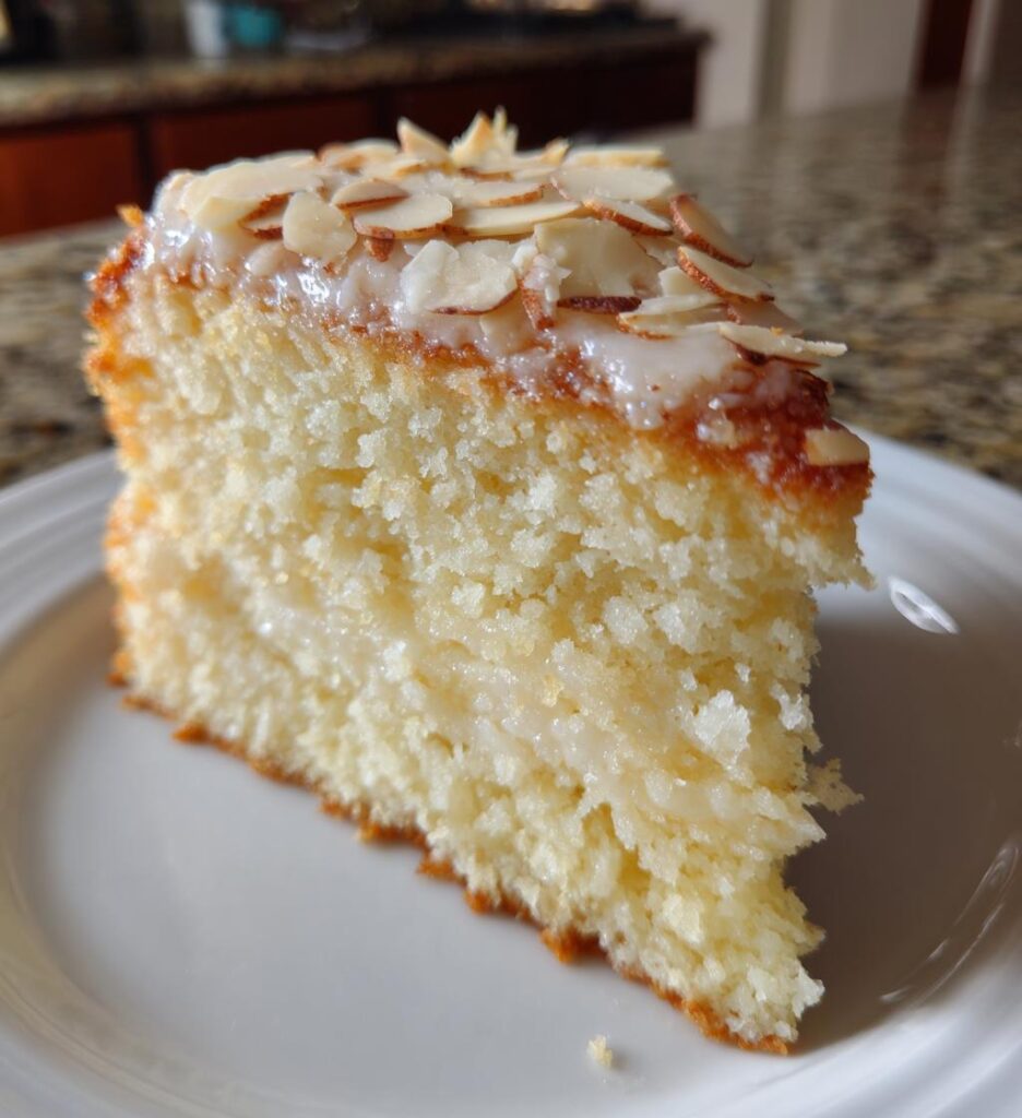 White Almond Cake